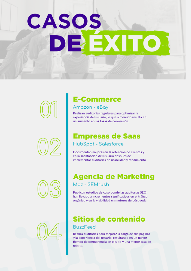 Audita tu propio sitio web casos de éxito